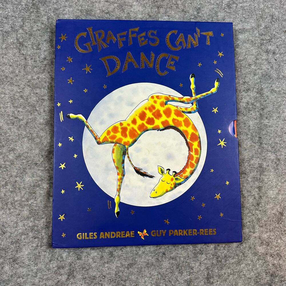 Giraffes Can't Dance Andreae Rees AUTOGRAPHED SIGNED Boxed Hardcover Deluxe Set